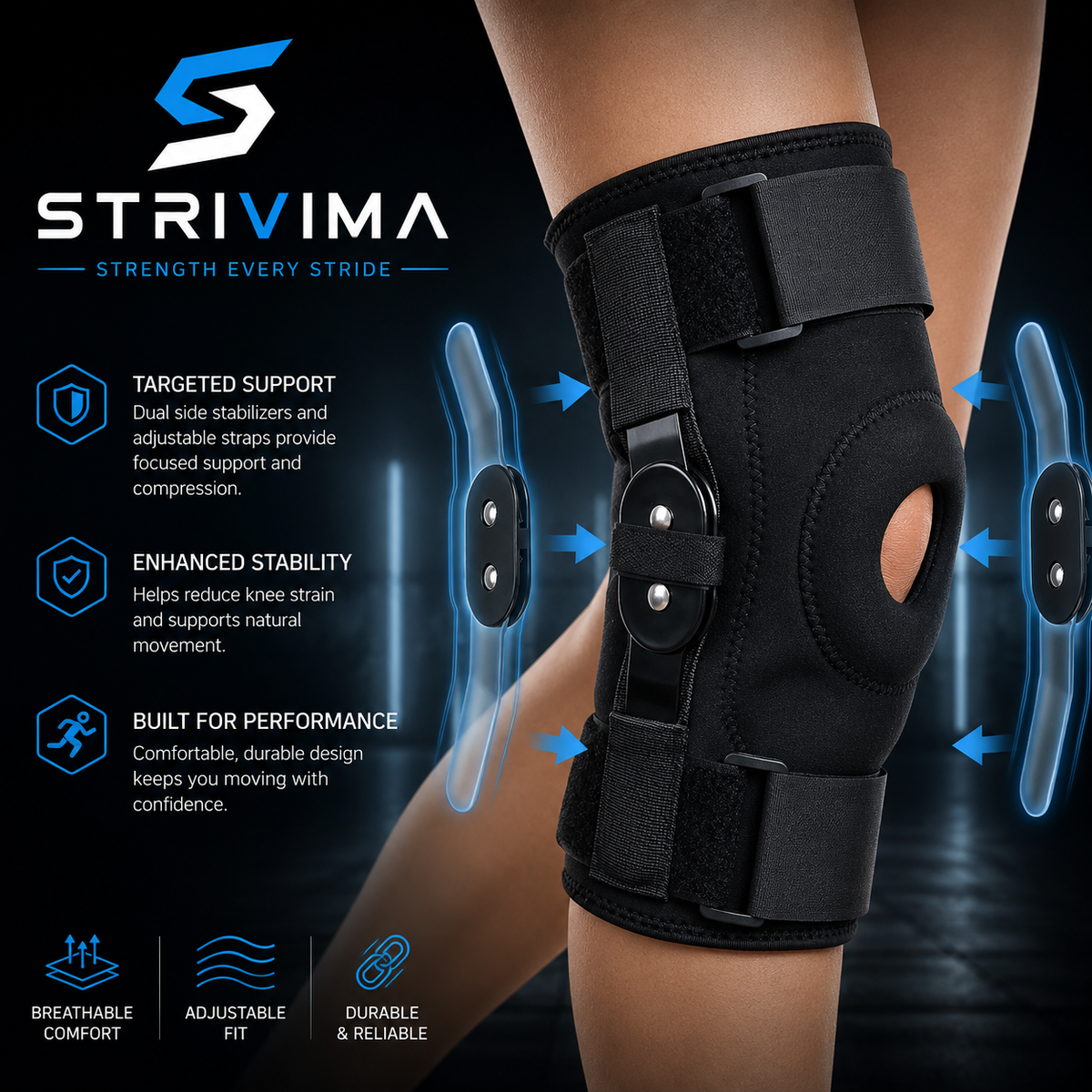 STRIVIMA Hinged Knee Brace