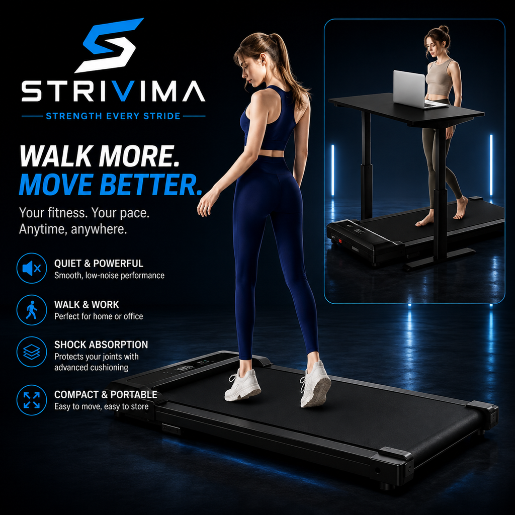 STRIVIMA Compact Walking Pad Treadmill