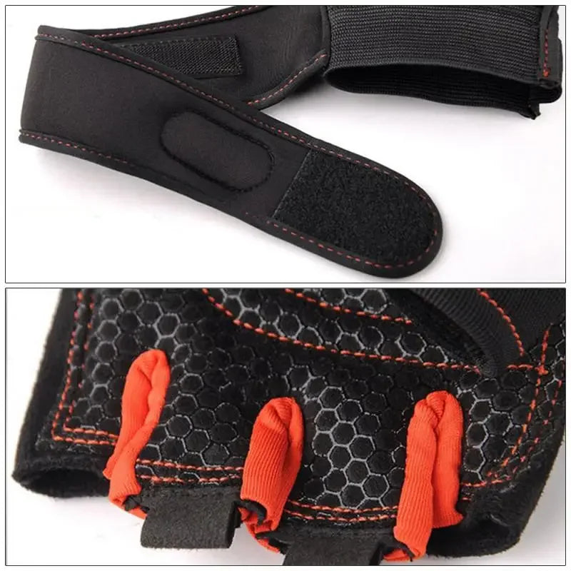 Gym Fitness Gloves Heavyweight Training Men Women Non-Slip Bodybuilding Workout Glove Extended Wrist Guard Weight Lifting Gloves