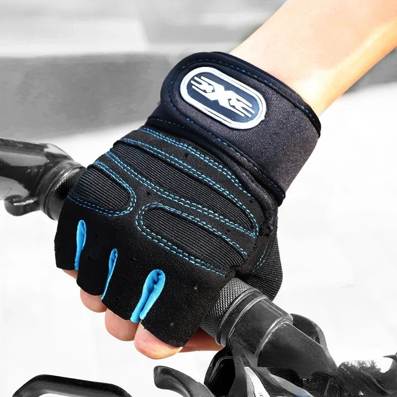 Gym Fitness Gloves Heavyweight Training Men Women Non-Slip Bodybuilding Workout Glove Extended Wrist Guard Weight Lifting Gloves