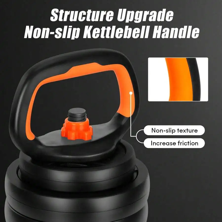 20Lbs Adjustable Dumbbell Set, Versatile Weight Combination With Connectors ToSupport 4-In-1 Design: Dumbbells, Barbells, Kettlebells And Push-Up Stand - Perfect ForHome Gym