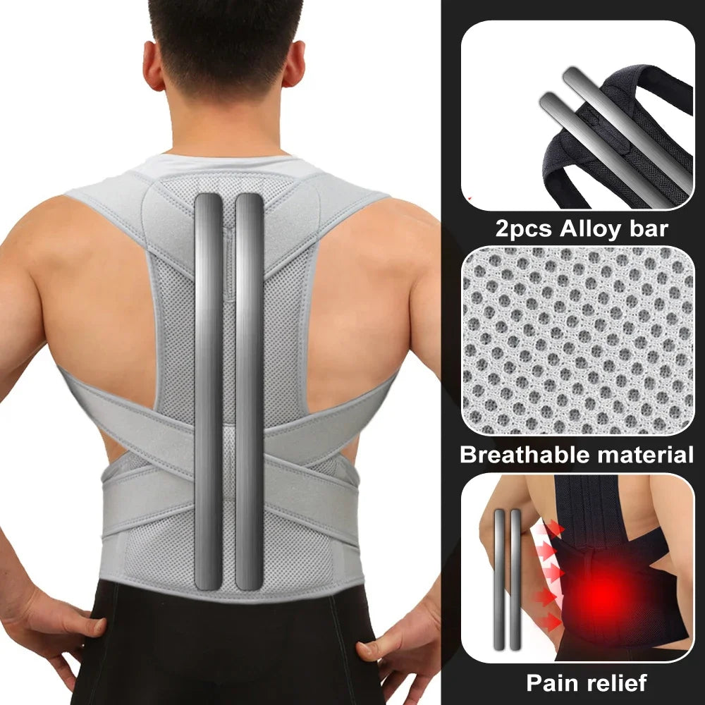 Scoliose Postuurcorrector Korset Rugbrace Lendesteun Rechte Rug Corrector Houding Corrigerende Riem
