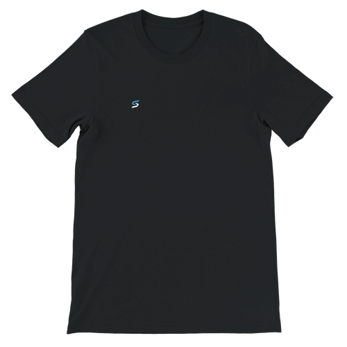 Strivima Fallen Angel Premium Unisex Crewneck T-Shirt front featuring Strivima logo.