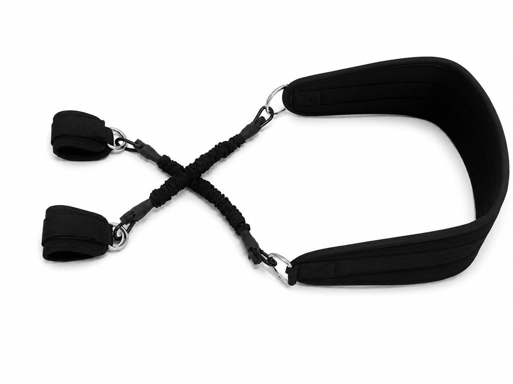 Stable Stepper Frat Black wearable treadmill support belt